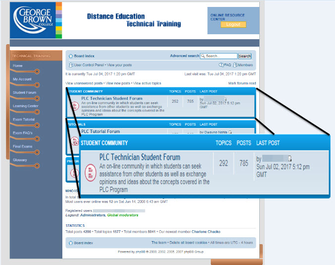 How to Use the GBC Online Student Forums GBC Online